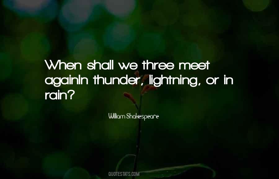 Thunder Lightning Quotes #1273395