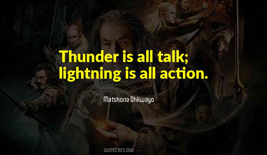 Thunder Lightning Quotes #1349102