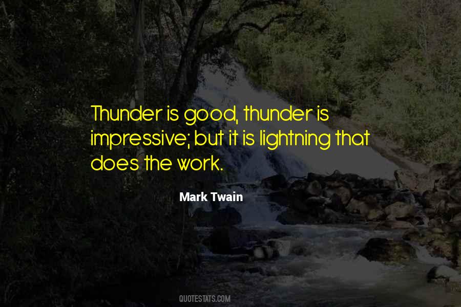 Thunder Lightning Quotes #783812