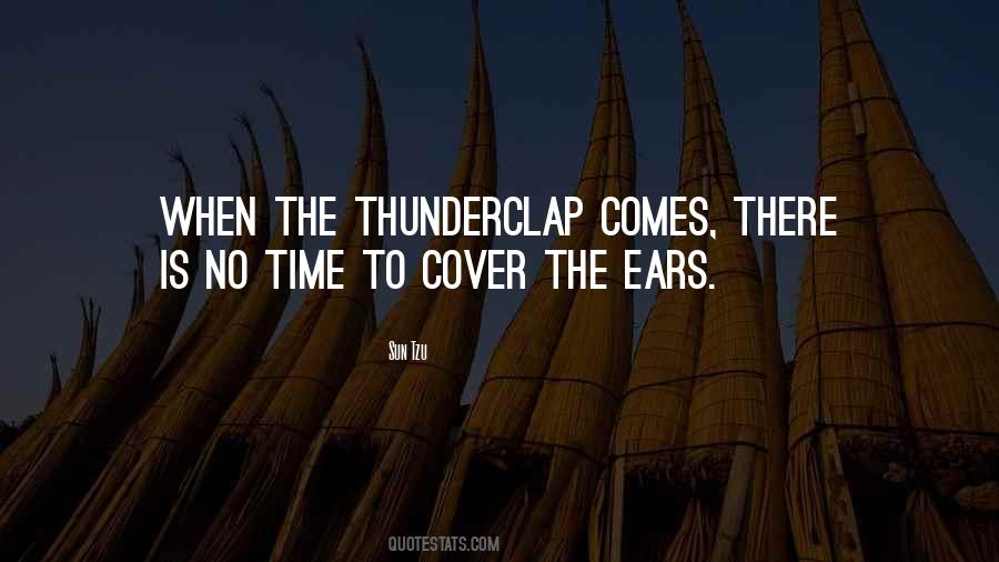 Thunderclap Quotes #1747551