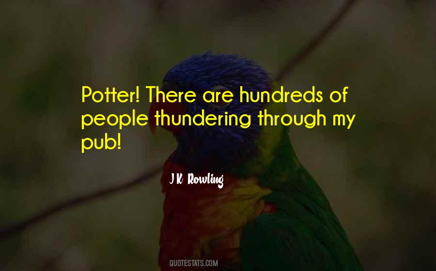 Thundering Quotes #267797