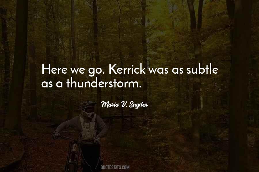 Thunderstorm Quotes #1164950