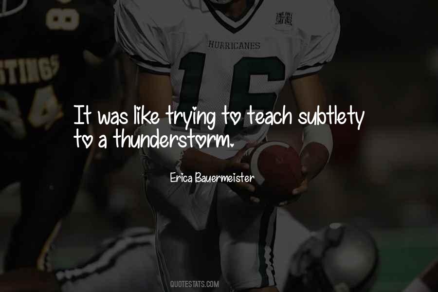 Thunderstorm Quotes #1218486