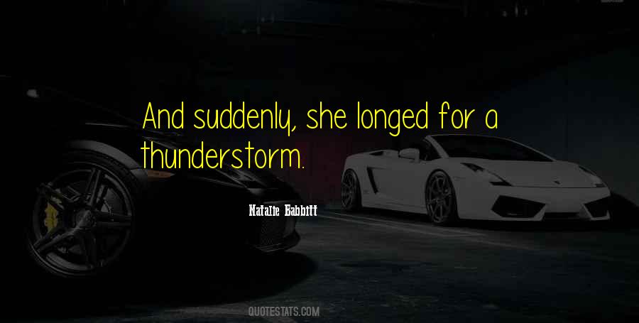 Thunderstorm Quotes #929877