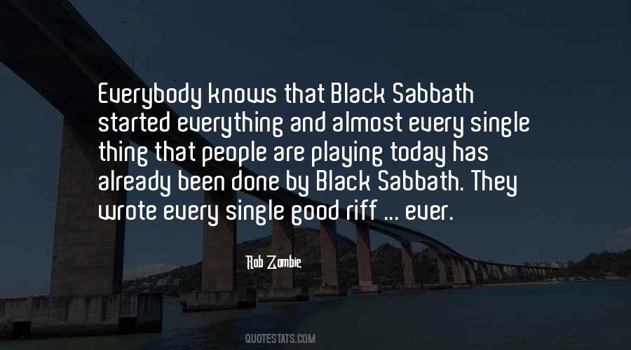 Quotes About Black Sabbath #1534144
