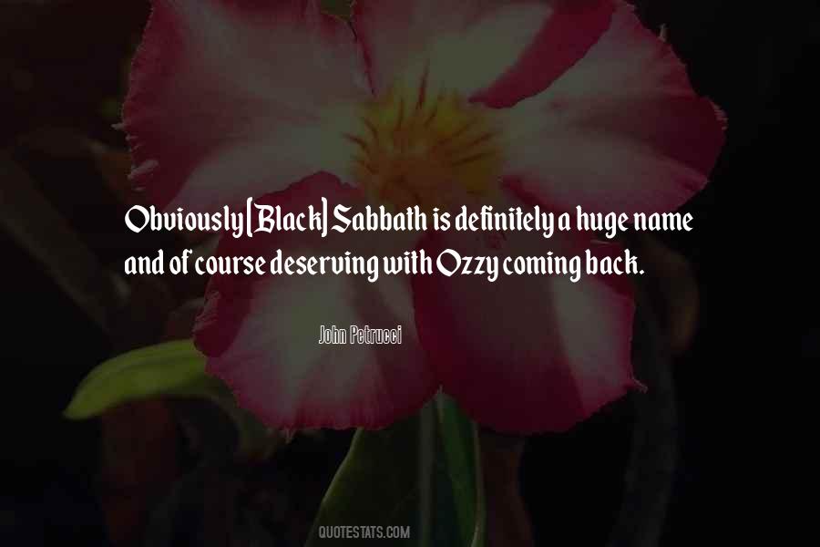 Quotes About Black Sabbath #1620502