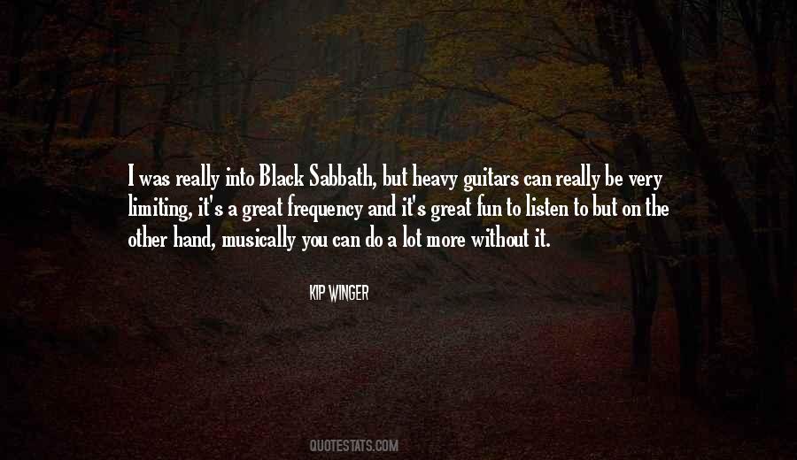 Quotes About Black Sabbath #667402