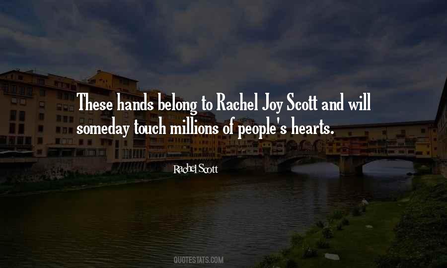 Quotes About Rachel Scott #813367