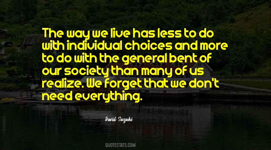 Quotes About David Suzuki #72891