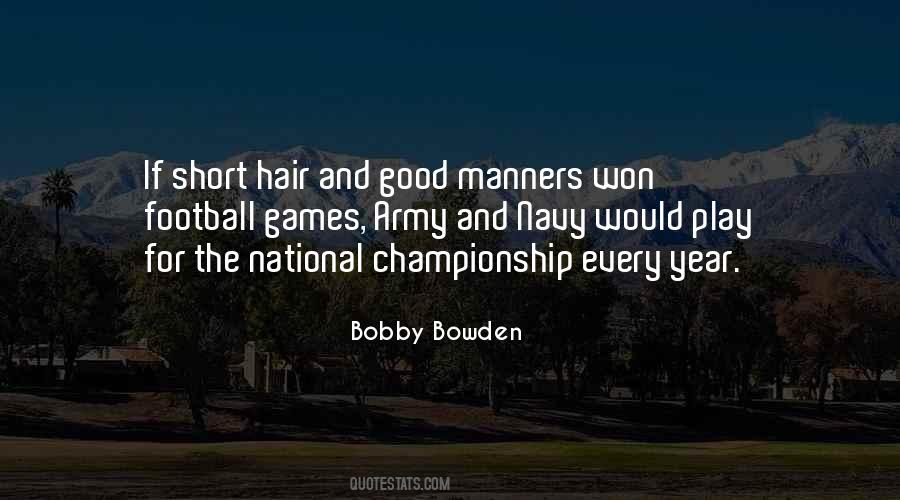 Quotes About Bobby Bowden #1442518