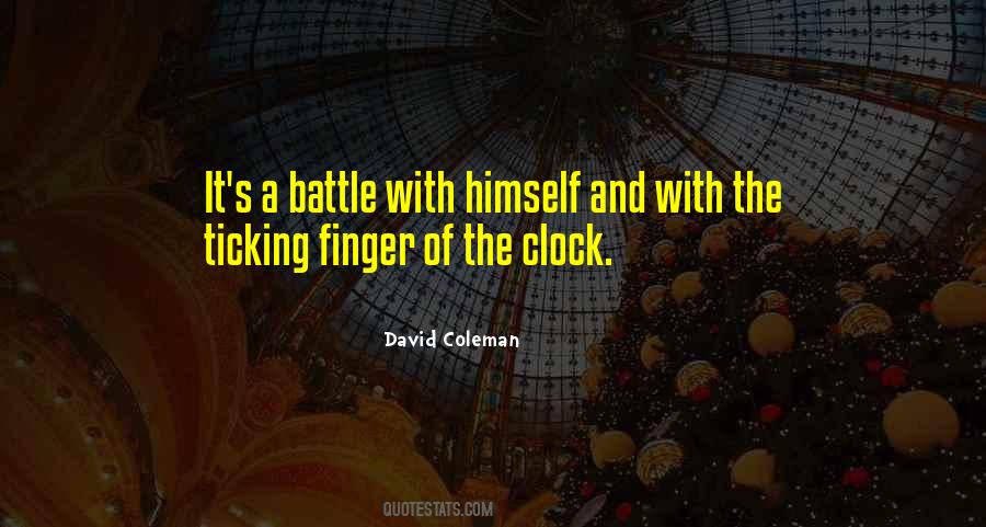 Ticking Clock Quotes #1401082