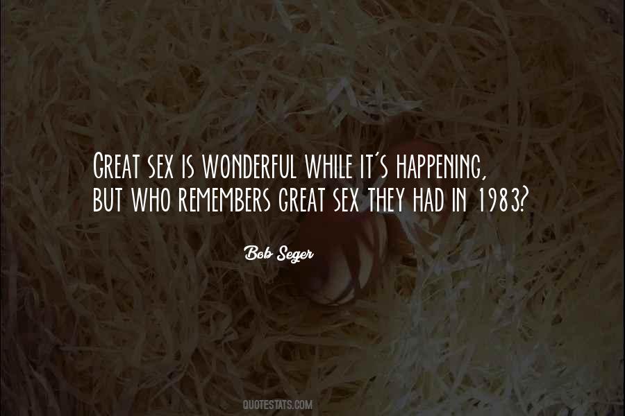 Quotes About Bob Seger #318486