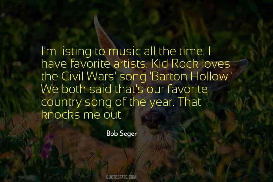 Quotes About Bob Seger #879777