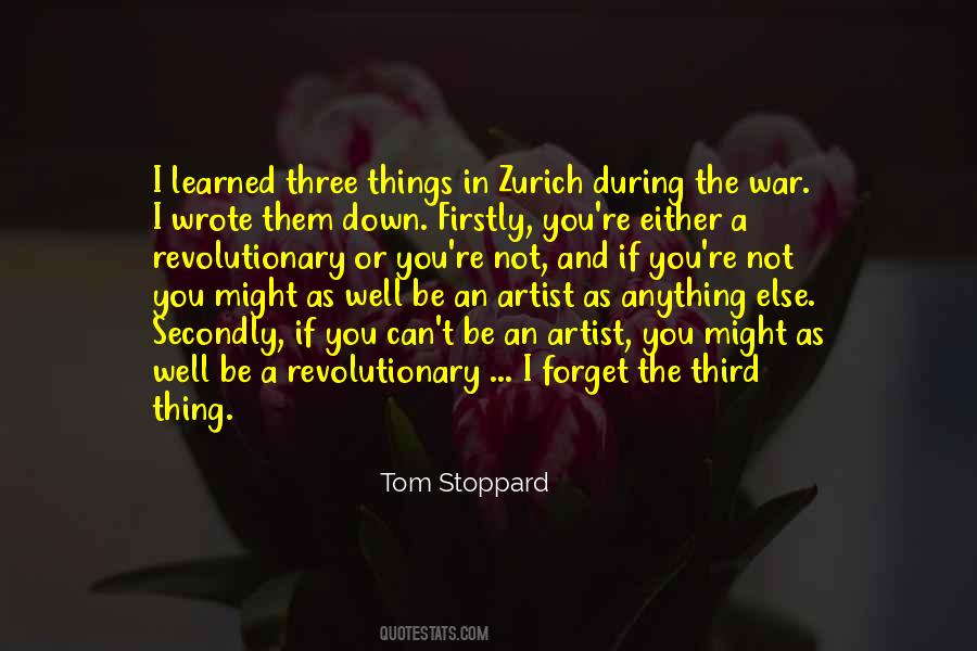 Quotes About Tom Stoppard #141578