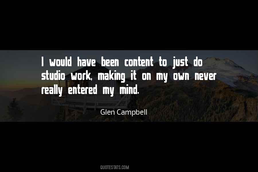 Quotes About Glen Campbell #1774628