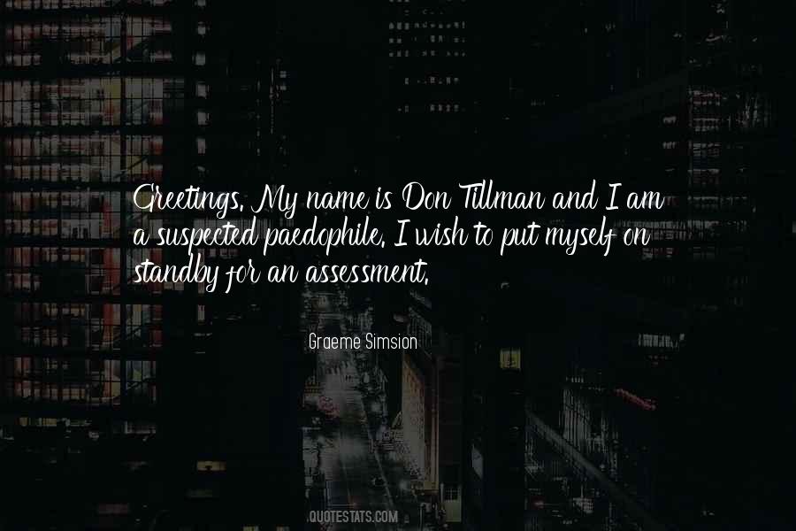 Tillman Quotes #1408594