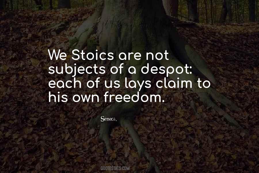 Quotes About Stoics #196089