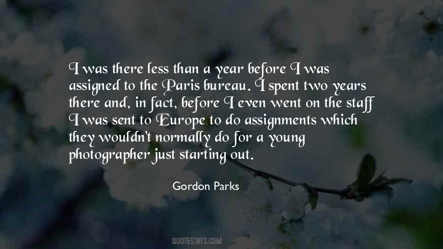 Quotes About Gordon Parks #186164