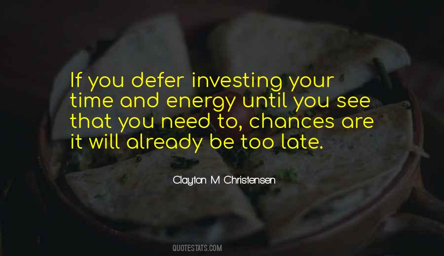 Time And Investing Quotes #367235