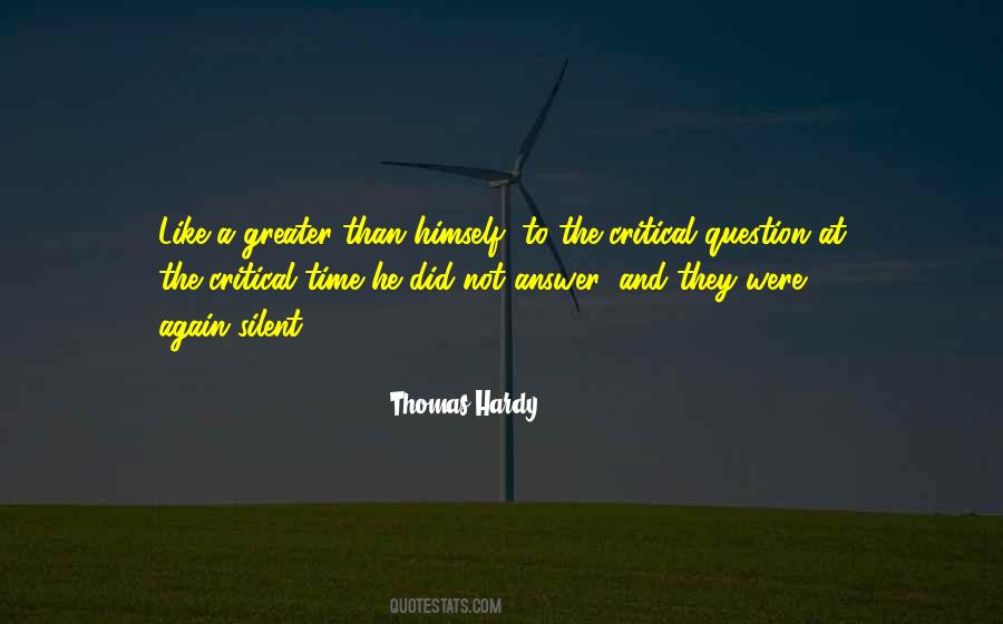 Time Answer Quotes #293771