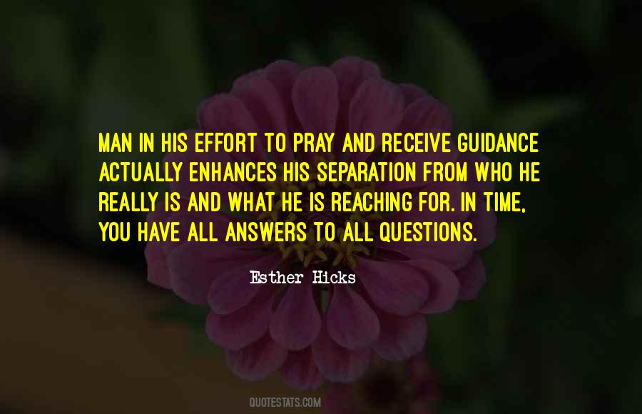 Time Answers Quotes #432106