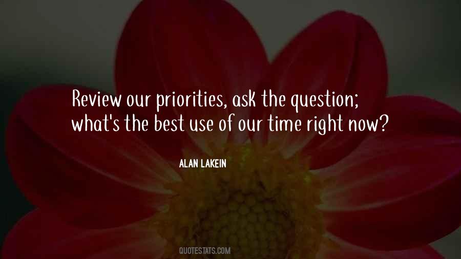 Time Changes Priorities Quotes #1071940