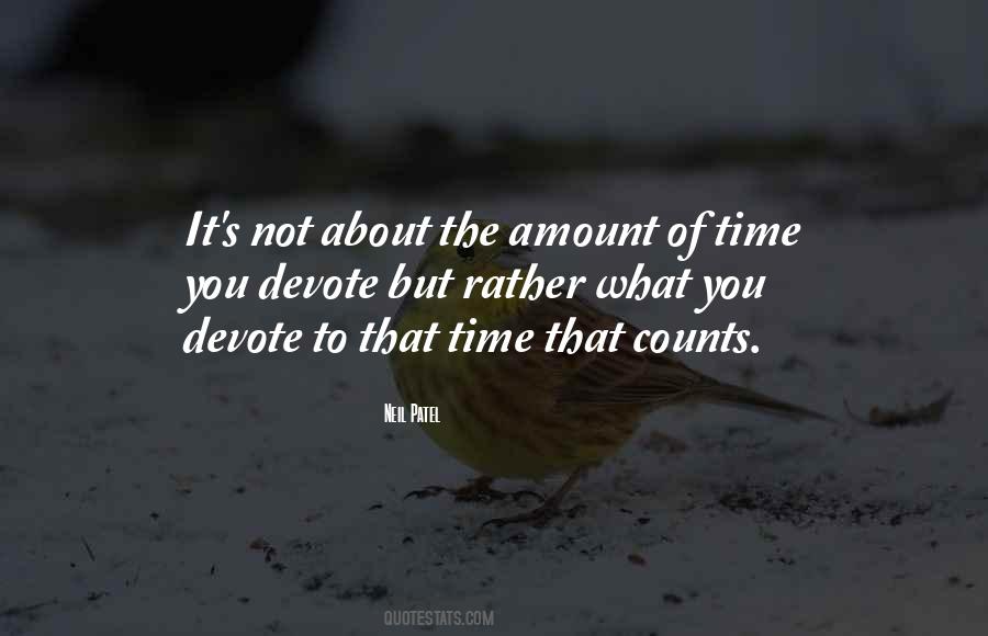 Time Counts Quotes #1368616
