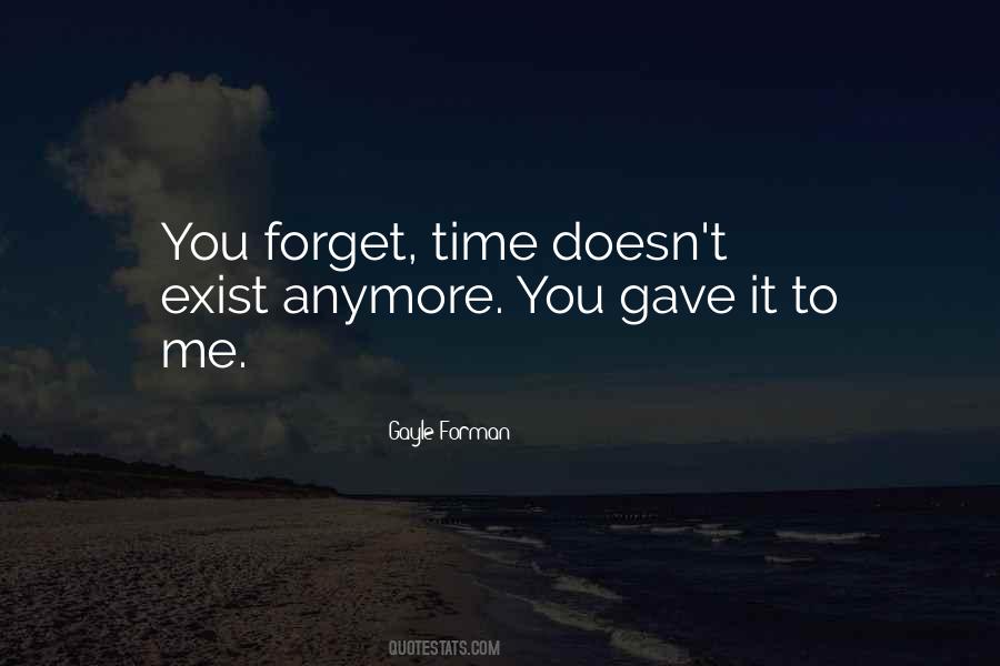 Time Doesn't Exist Quotes #256068