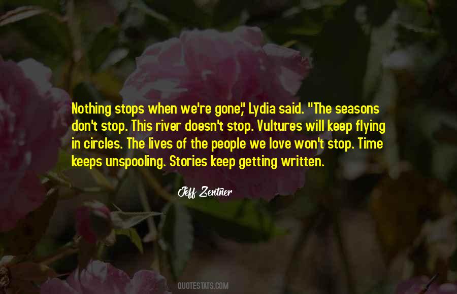 Time Doesn't Stop Quotes #1509179