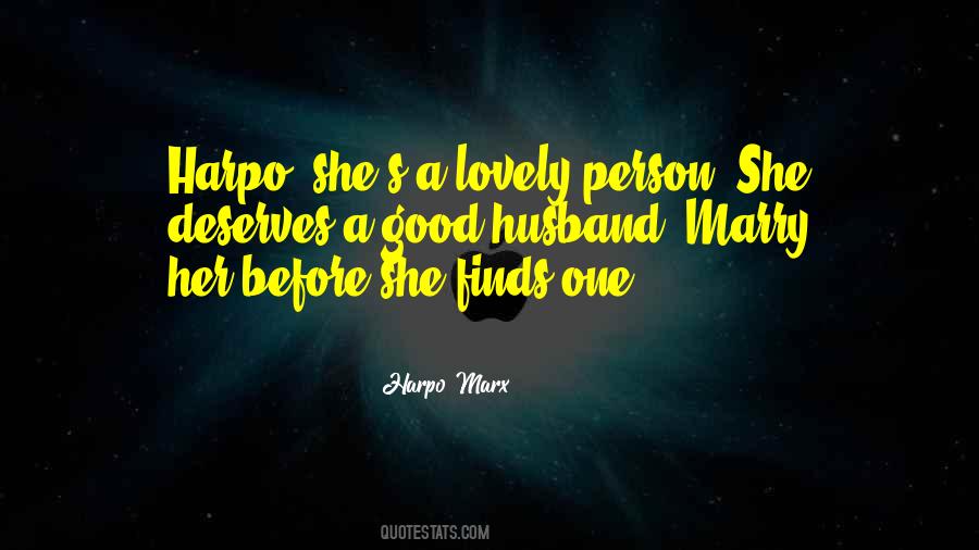 Quotes About Harpo Marx #1559472