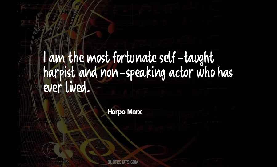 Quotes About Harpo Marx #1857747