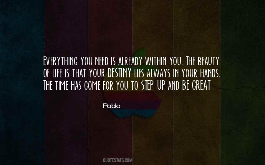 Time Has Come Quotes #1219898