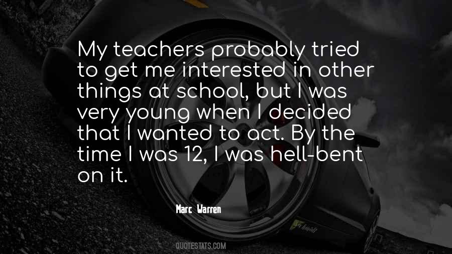 Time In School Quotes #4734