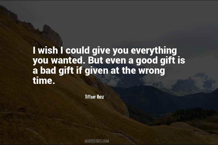 Time Is Bad Quotes #268172