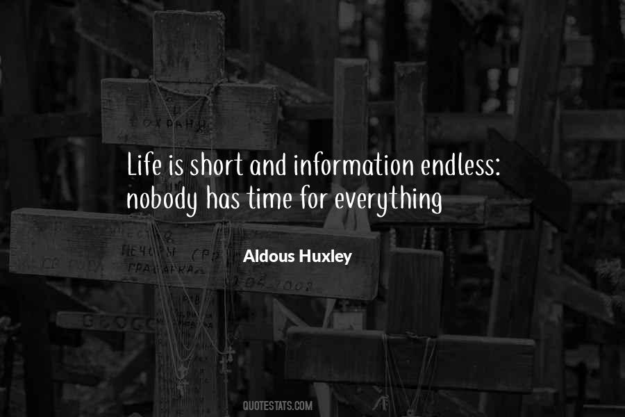 Time Is Endless Quotes #27343
