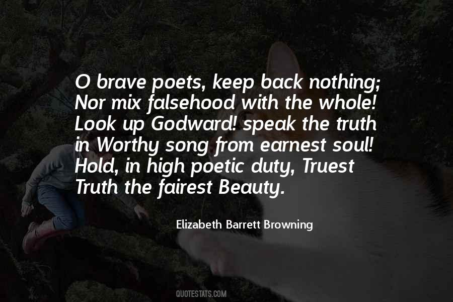 Quotes About Elizabeth Barrett Browning #266574