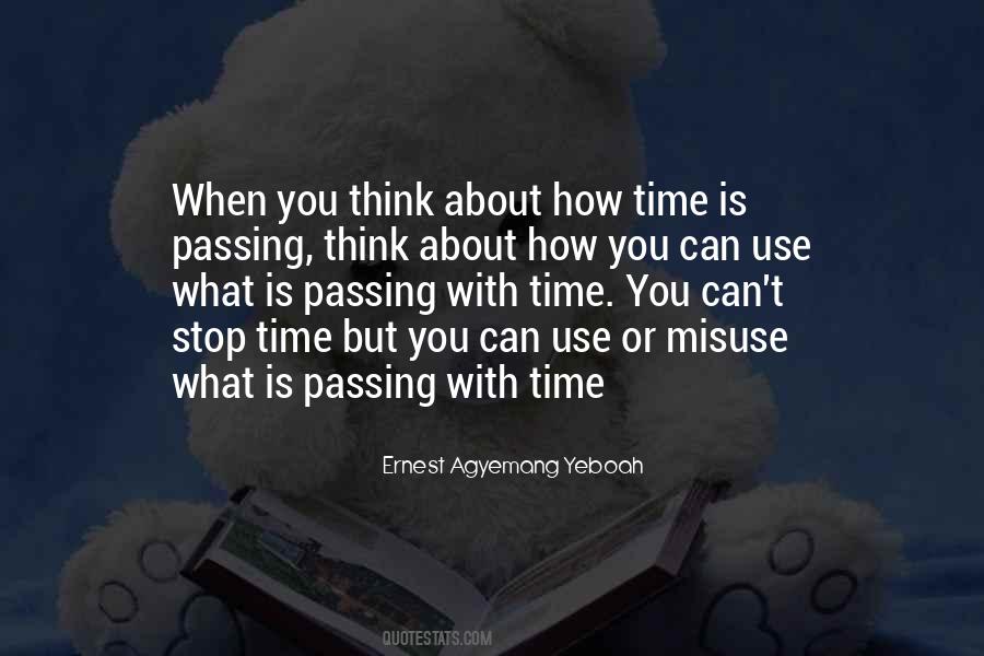 Time Is Passing Quotes #830989