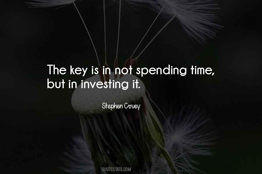 Time Is The Key Quotes #536703