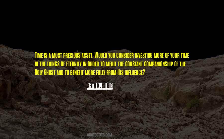 Time Is Too Precious Quotes #135280