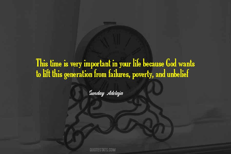 Time Is Very Important Quotes #1595115