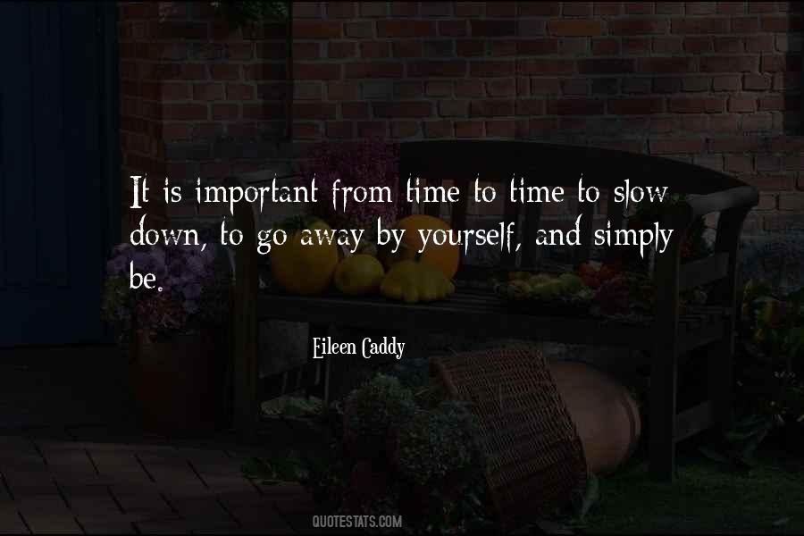 Time Is Very Important Quotes #67198