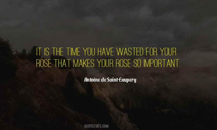 Time Is Wasted Quotes #733765
