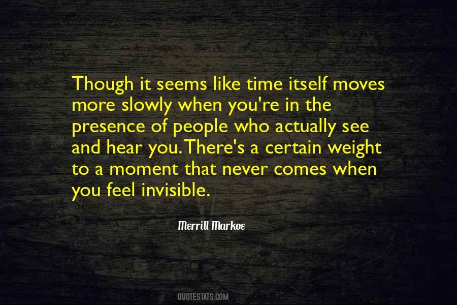 Time Moves Quotes #12812