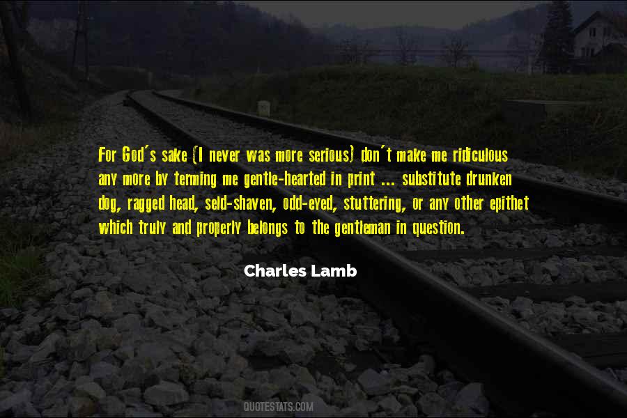 Quotes About Charles Lamb #543638