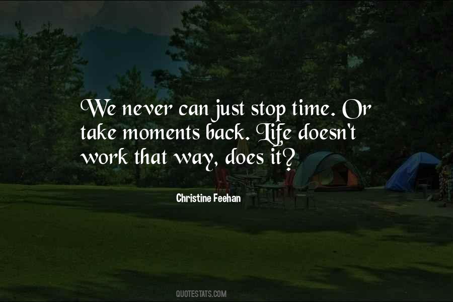 Time Never Stop Quotes #539313