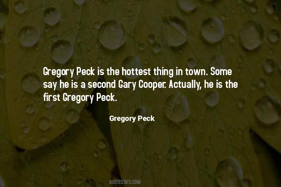 Quotes About Gregory Peck #839248