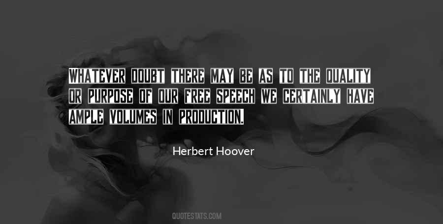 Quotes About Herbert Hoover #46087