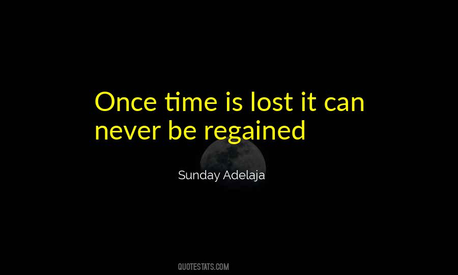 Time Regained Quotes #1487628