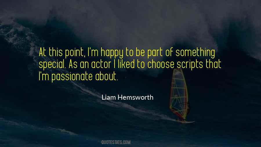 Quotes About Liam Hemsworth #132719