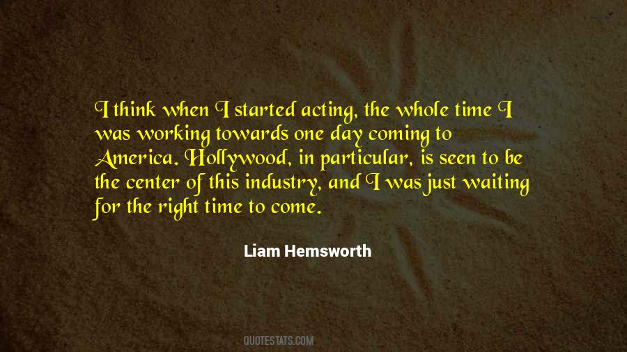 Quotes About Liam Hemsworth #326227